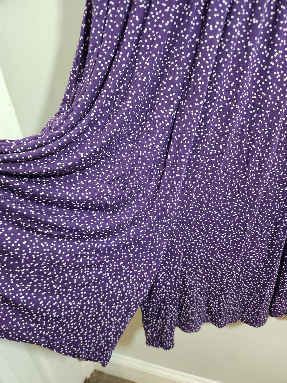Latched Mama Purple Momper Romper Dress Knot Nursing Short Sleeve Breastfeeding - Picture 6 of 9